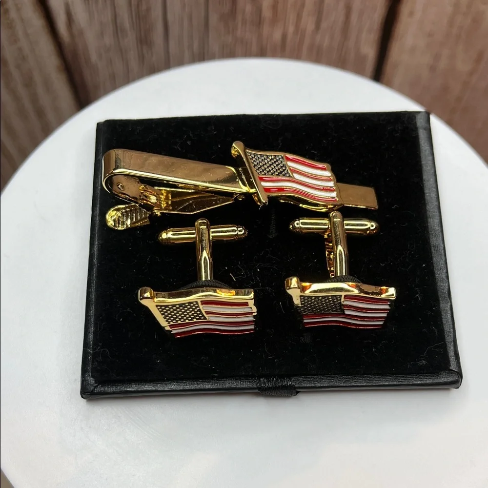 American Flag Cufflinks